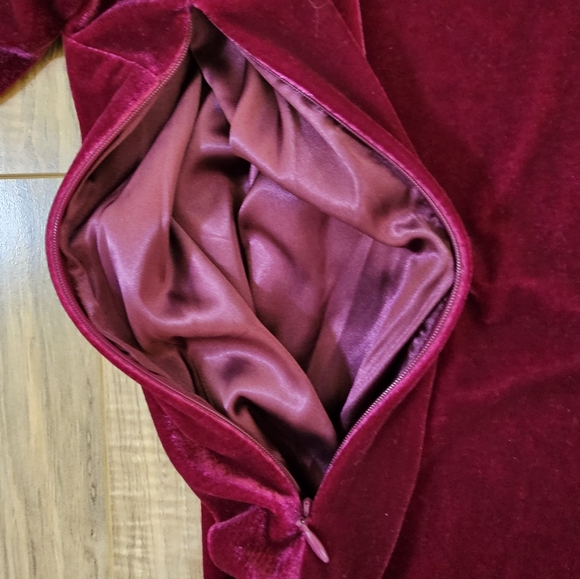 New REBECCA MINKOFF Vienne Velvet Fushia Mini Dress - Picture 7 of 11